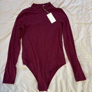 A New Day Women’s Mock Neck Long Sleeve Bodysuit